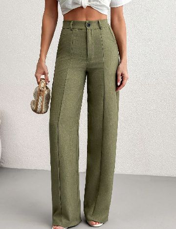 Pantaloni SHEIN, verde