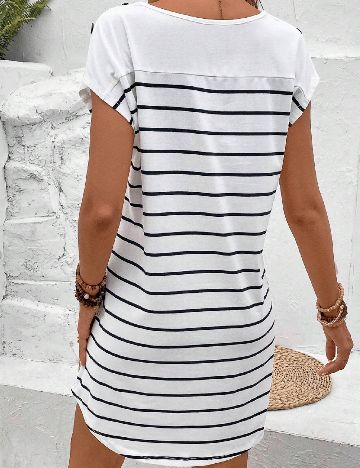 Rochie scurta SHEIN, alb