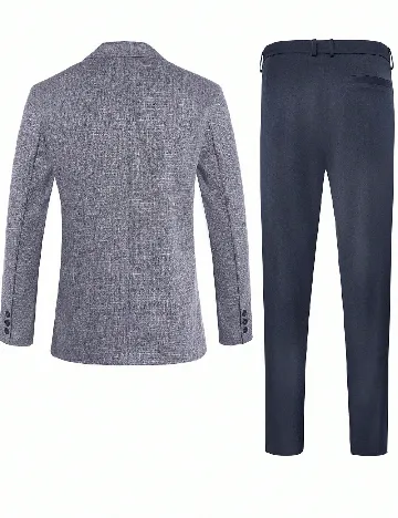 Costum SHEIN, bleumarin/gri