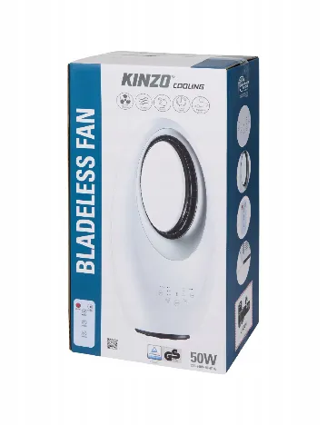 Ventilator fără palete 50W, 150 cm Kinzo, alb