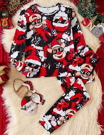 Pijama Shein Kids, rosu