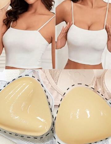 Cupe de silicon SHEIN, crem