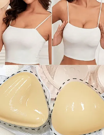 Cupe de silicon SHEIN, crem