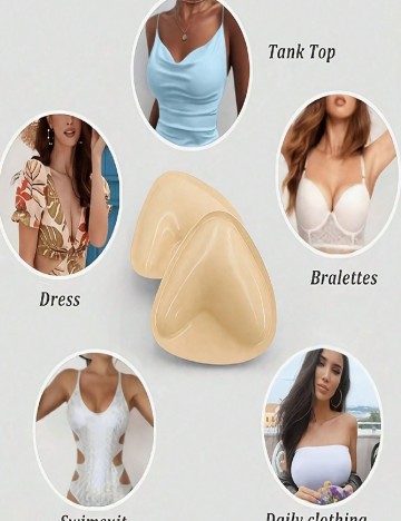 Cupe de silicon SHEIN, crem