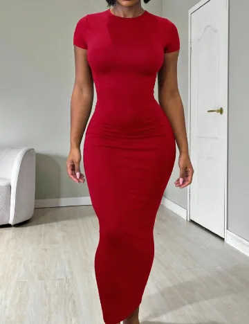 Rochie lunga SHEIN, rosu