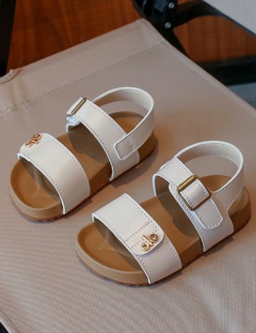Sandale Shein Kids, bej