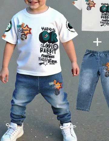 Compleu Shein Kids, mix culori