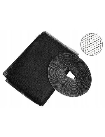 Plasa anti insecte pentru fereastra 130x150cm Dayes, negru