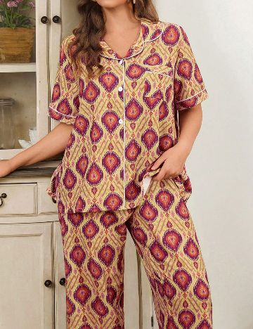 Pijama SHEIN CURVE, mix culori