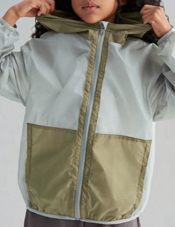 Jacheta Shein Kids, gri/verde