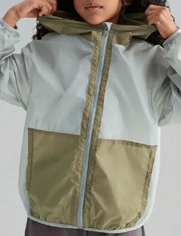 Jacheta Shein Kids, gri/verde