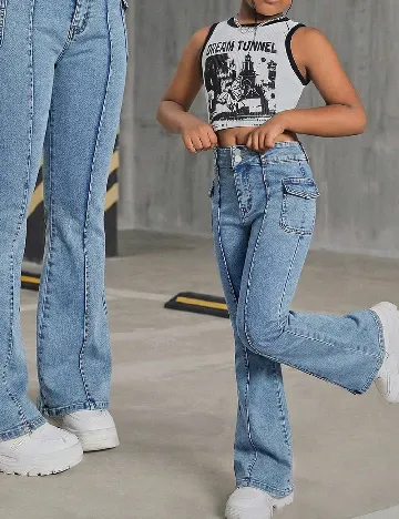 Blugi Shein Kids, albastru