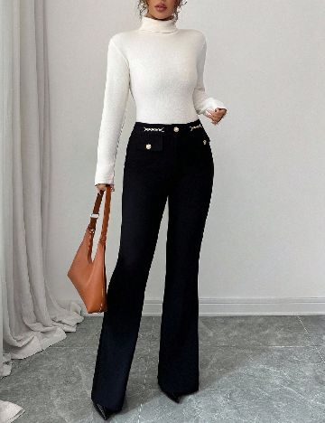 Pantaloni SHEIN, negru
