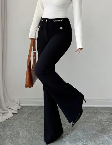 Pantaloni SHEIN, negru