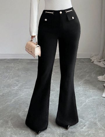 Pantaloni SHEIN, negru