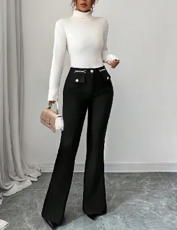 Pantaloni SHEIN, negru