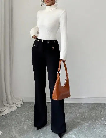 Pantaloni SHEIN, negru