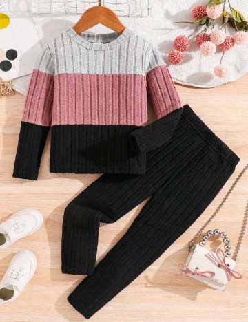 Compleu Shein Kids, mix culori