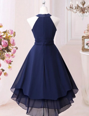 Rochie medie Shein Kids, albastru
