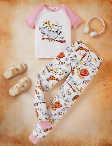 Pijama Shein Kids, alb