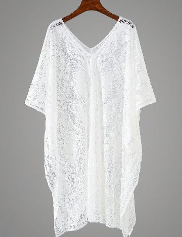 Rochie de plaja SHEIN, alb