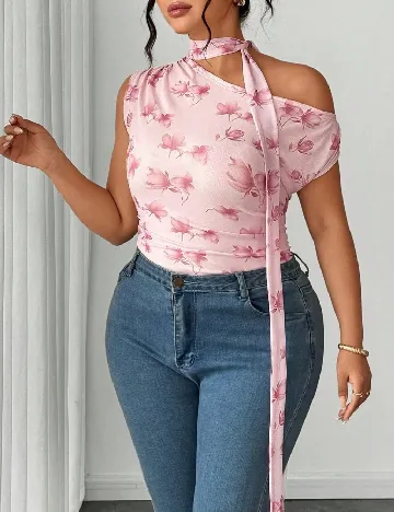Top SHEIN CURVE, roz