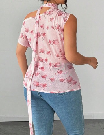 Top SHEIN CURVE, roz