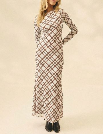 Rochie lunga SHEIN, crem