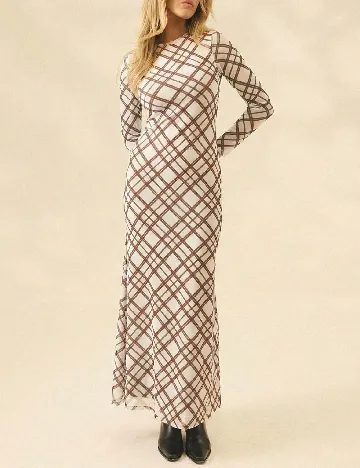 Rochie lunga SHEIN, crem