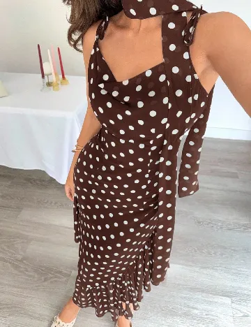 Rochie medie SHEIN, maro