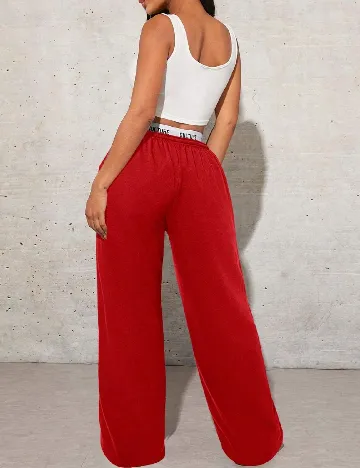 Pantaloni SHEIN, rosu