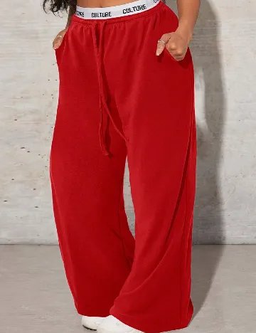 Pantaloni SHEIN, rosu