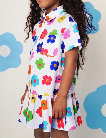 Rochie Shein Kids, mix culori