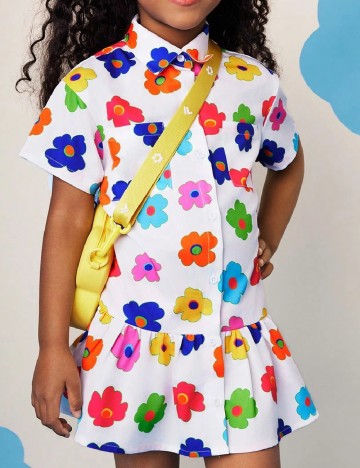 Rochie Shein Kids, mix culori