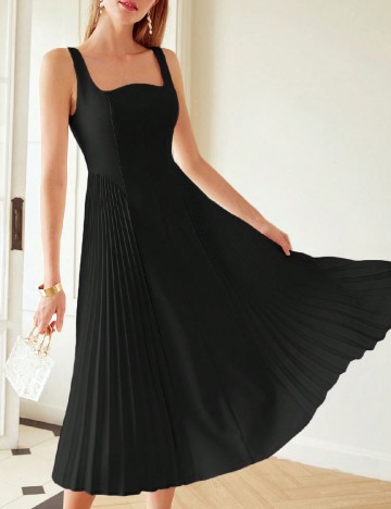 Rochie medie MOTF, negru
