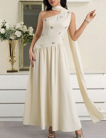 Rochie lunga SHEIN, bej