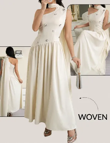 Rochie lunga SHEIN, bej