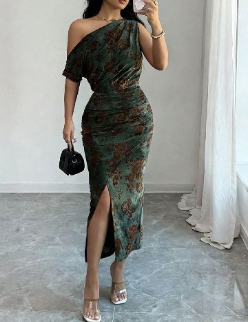 Rochie medie SHEIN, verde