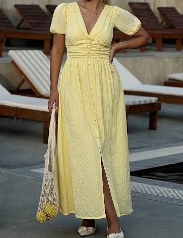 Rochie lunga SHEIN, galben