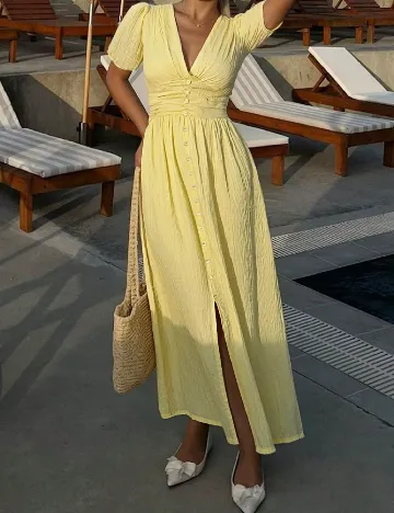 Rochie lunga SHEIN, galben