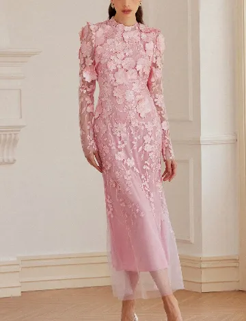 Rochie medie SHEIN, roz