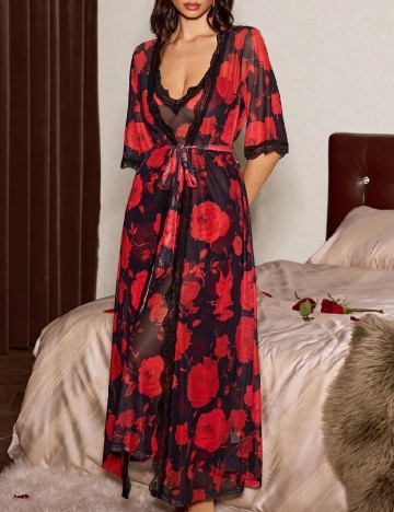 Pijama SHEIN, rosu