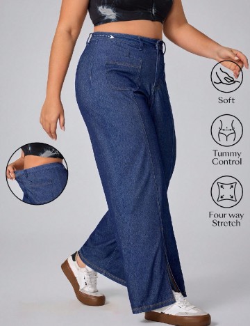 Blugi SHEIN CURVE, albastru