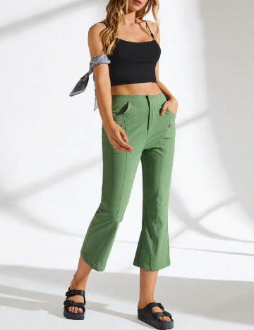 Pantaloni SHEIN, verde
