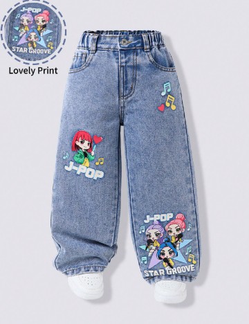 Blugi Shein Kids, albastru
