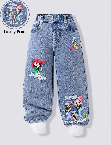 Blugi Shein Kids, albastru