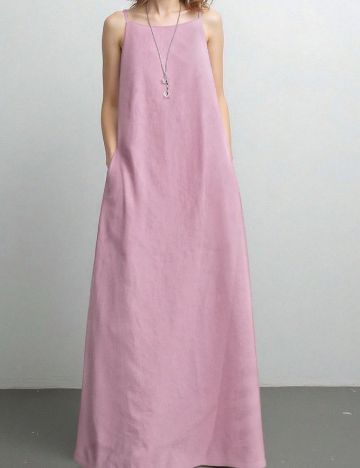 Rochie lunga SHEIN CURVE, roz