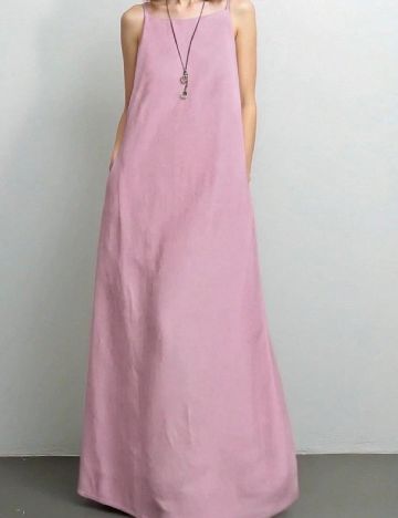 Rochie lunga SHEIN CURVE, roz