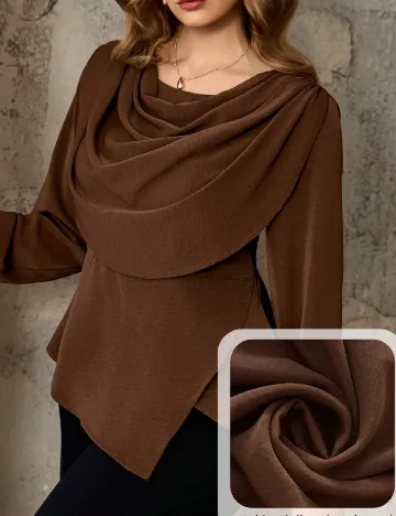 Bluza SHEIN CURVE, maro