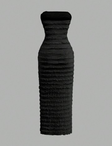 Rochie lunga SHEIN CURVE, negru